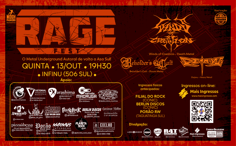 RAGE FEST 13 DE OUTUBRO